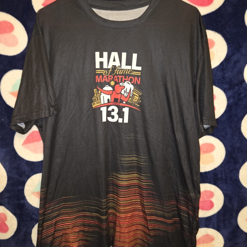 Black Marathon Graphic T-Shirt